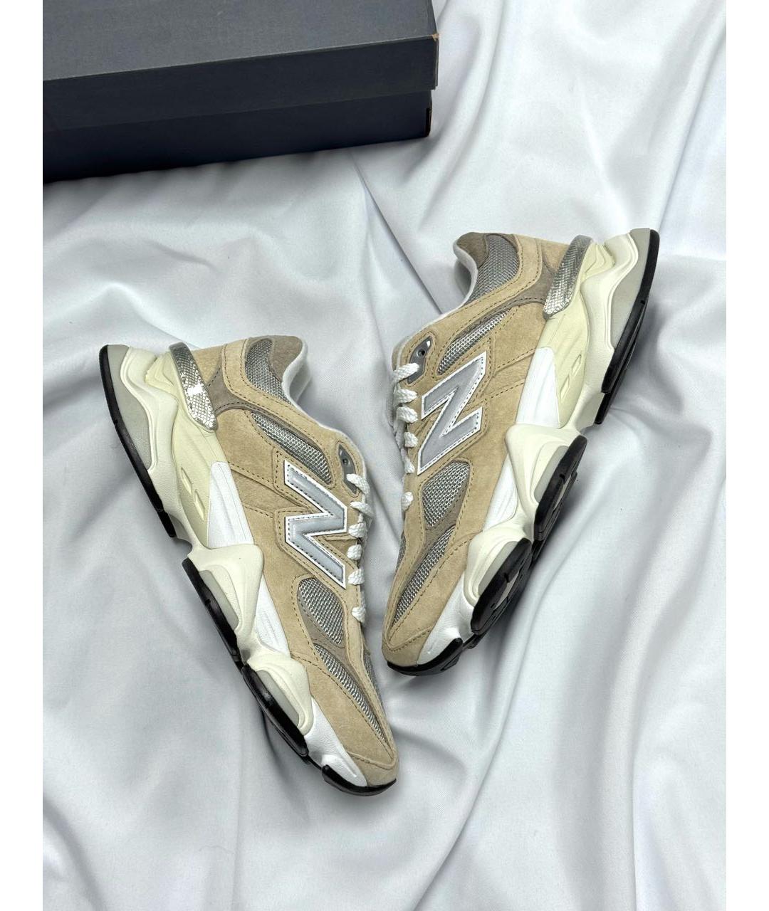 NEW BALANCE Бежевые замшевые кроссовки, фото 3