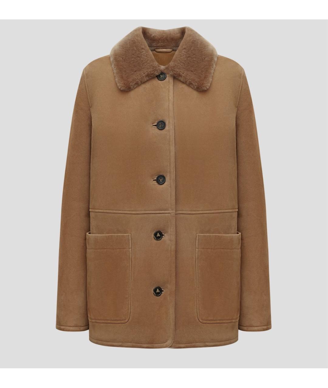 12 STOREEZ Коричневая замшевая дубленка, фото 9