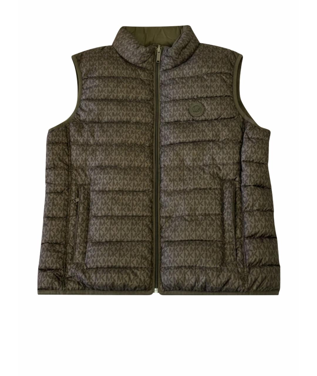 MICHAEL MICHAEL KORS Хаки полиэстеровый жилет, фото 1