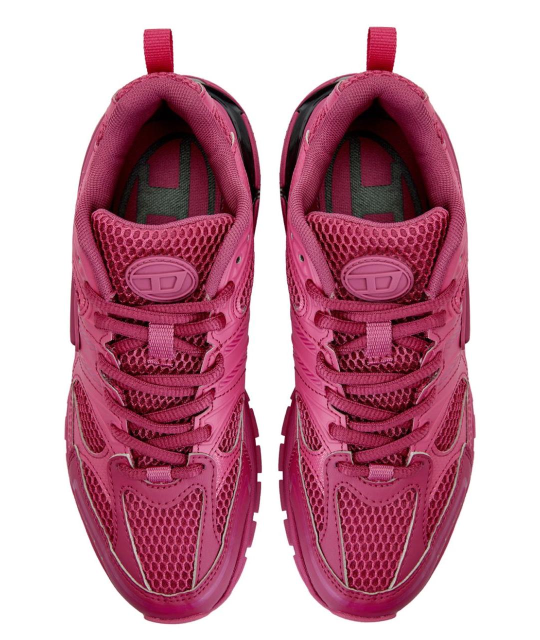DIESEL Розовые текстильные кроссовки, фото 5