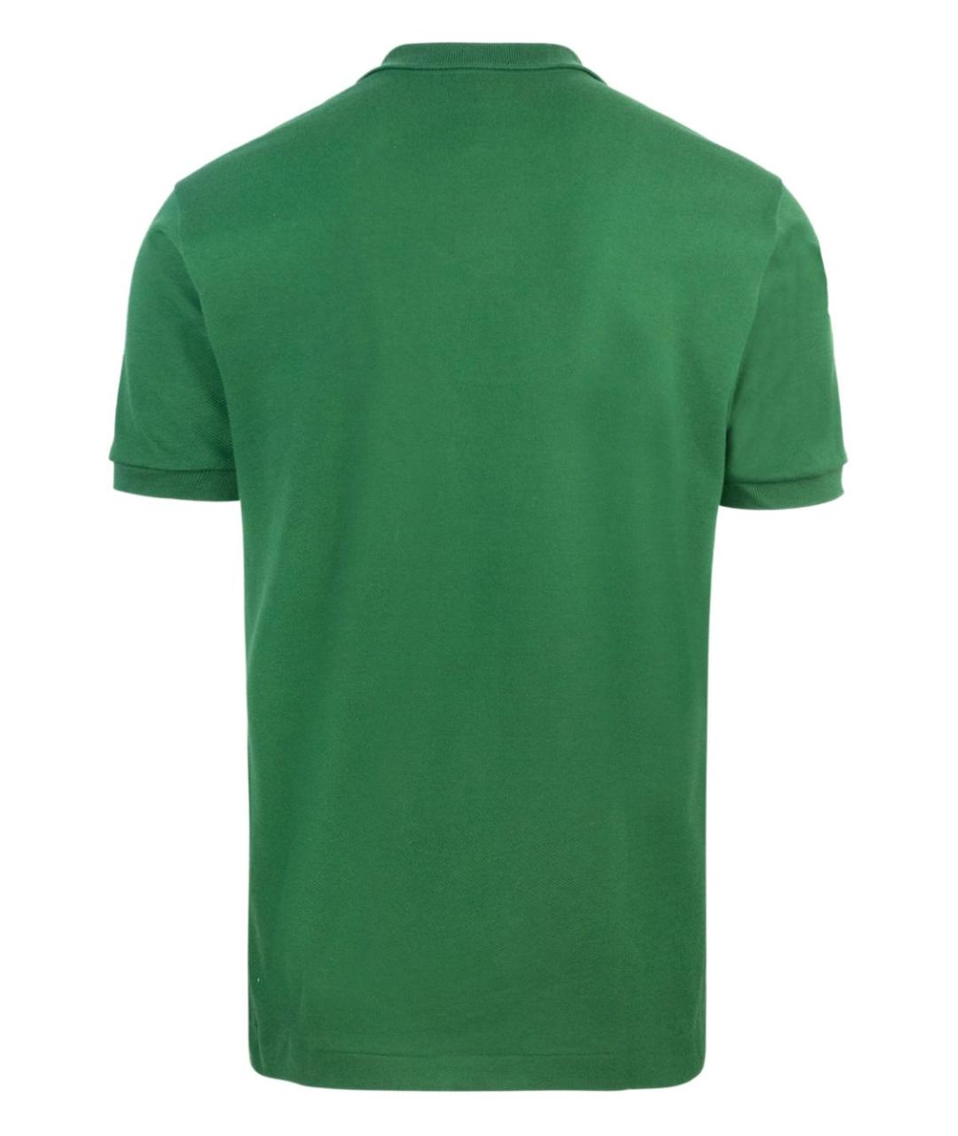 LACOSTE Зеленая хлопковая футболка, фото 3