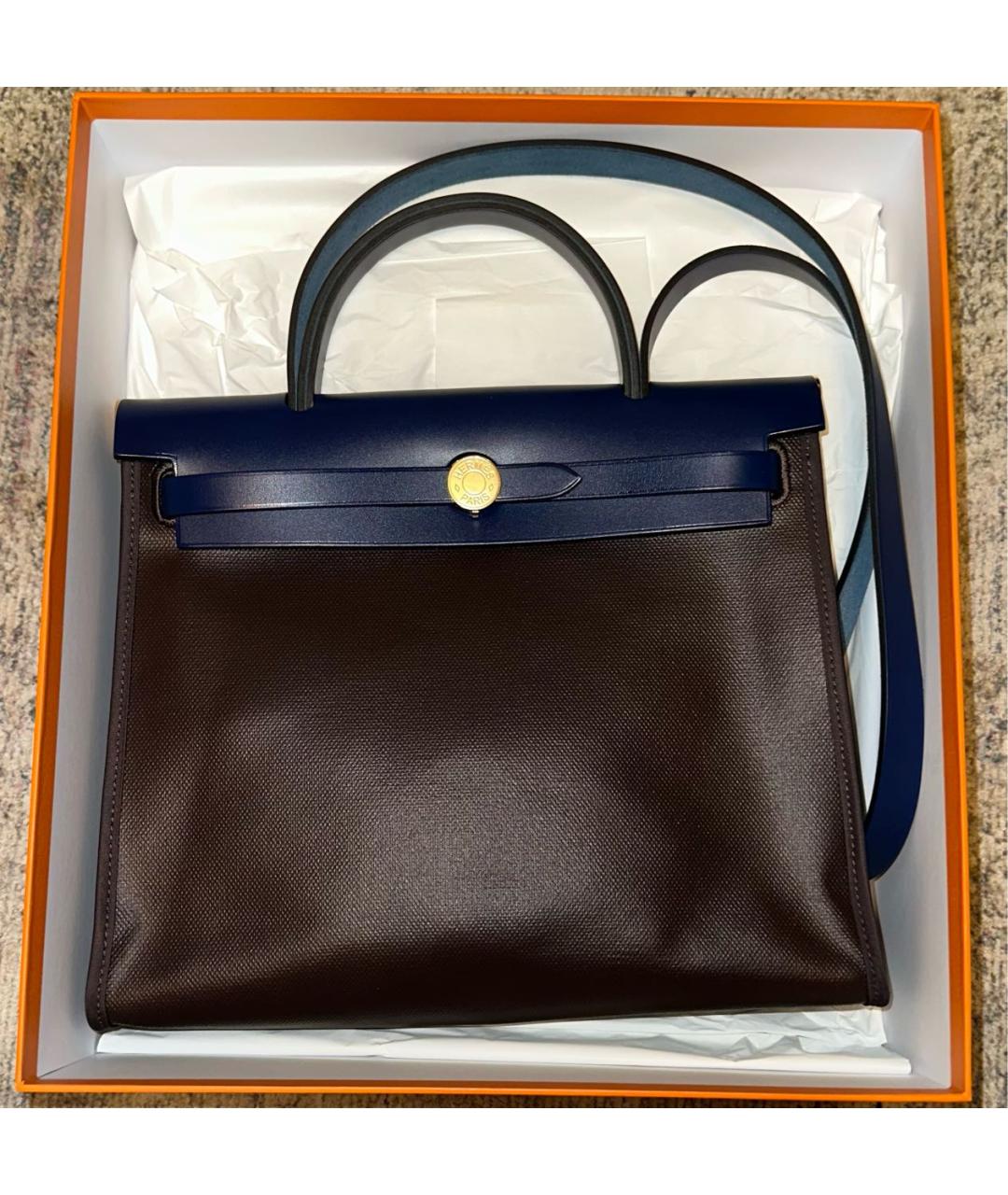 HERMES Бордовая сумка через плечо, фото 5