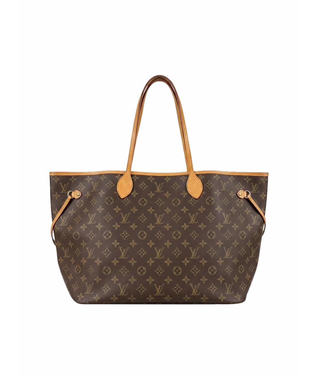 LOUIS VUITTON Коричневая кожаная сумка через плечо, фото 1