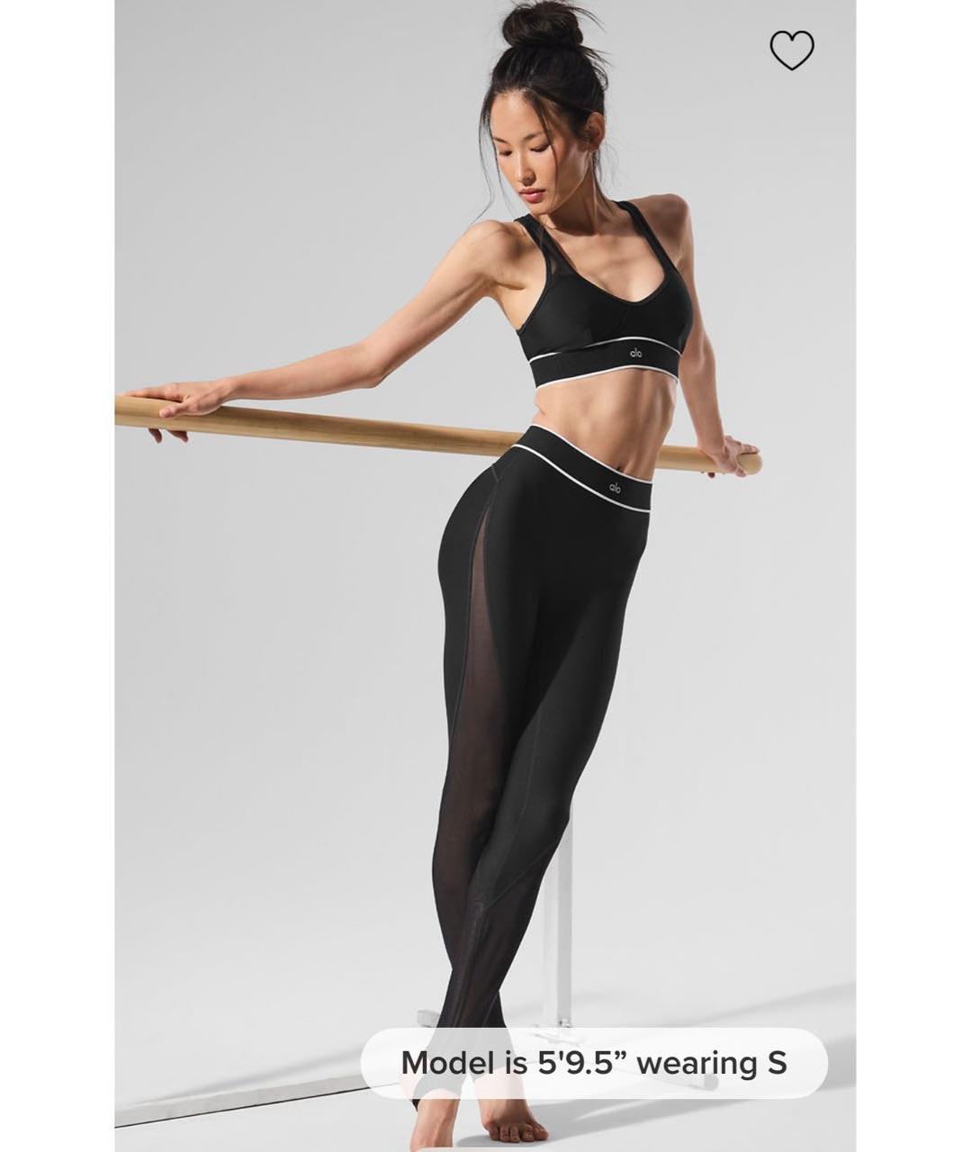 ALO YOGA Черный полиэстеровый спортивные костюмы, фото 3
