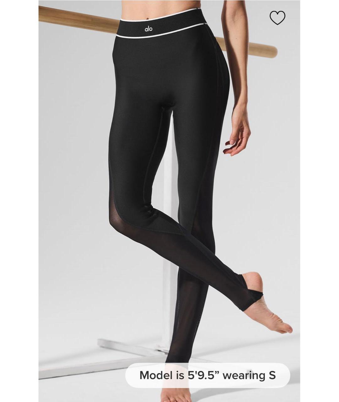 ALO YOGA Черный полиэстеровый спортивные костюмы, фото 5