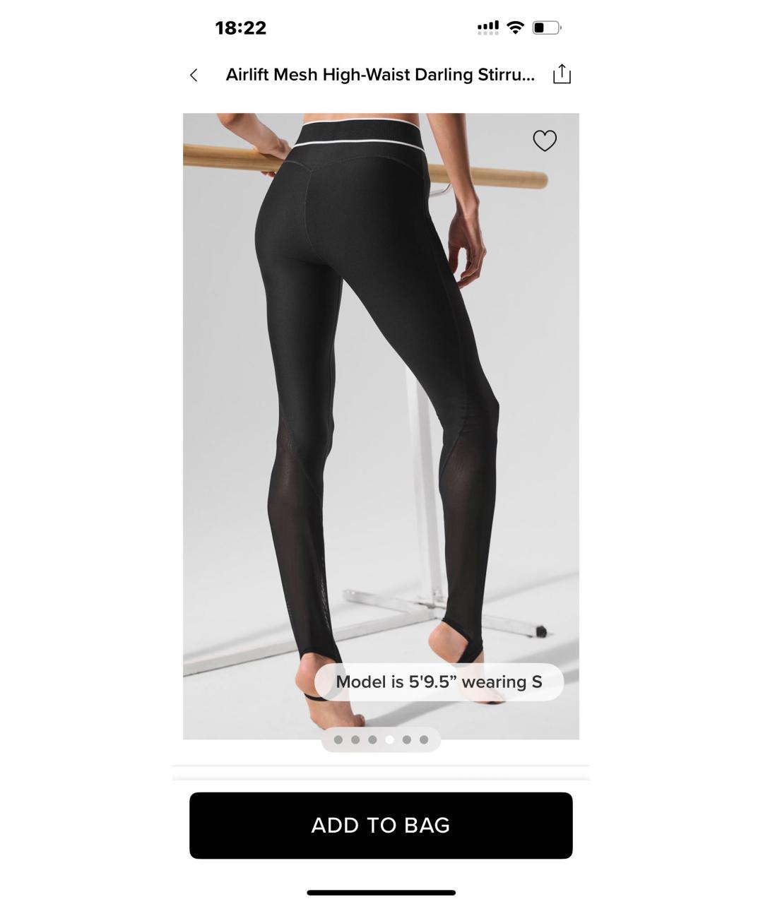 ALO YOGA Черный полиэстеровый спортивные костюмы, фото 6