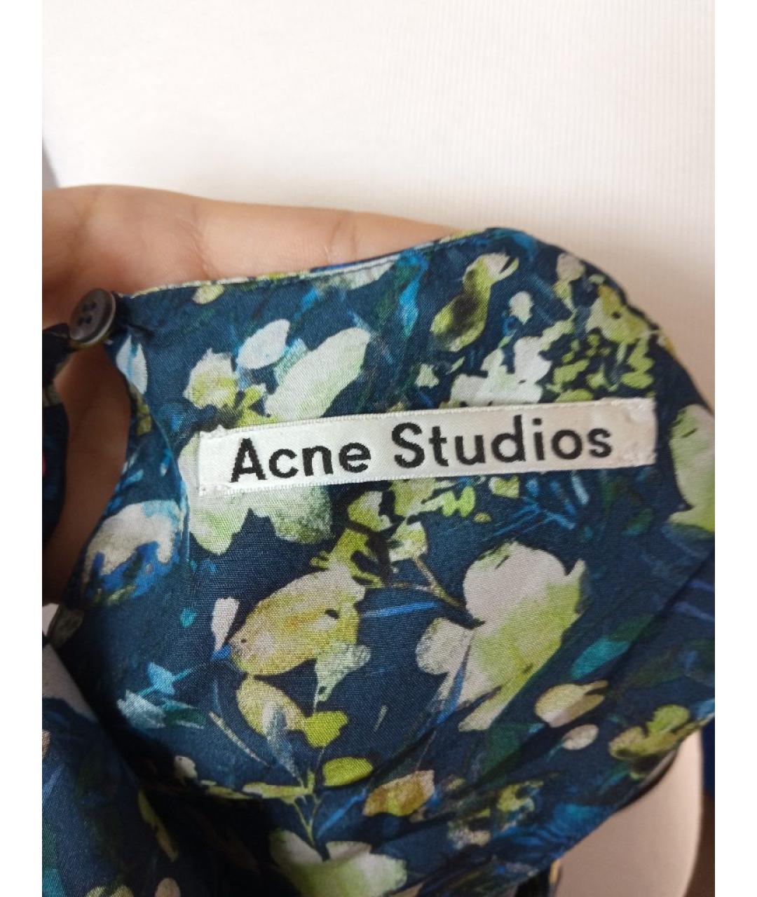 ACNE STUDIOS Мульти шелковая блузы, фото 3