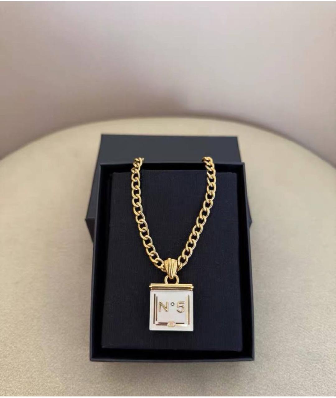 CHANEL Черная металлическая подвеска, фото 2