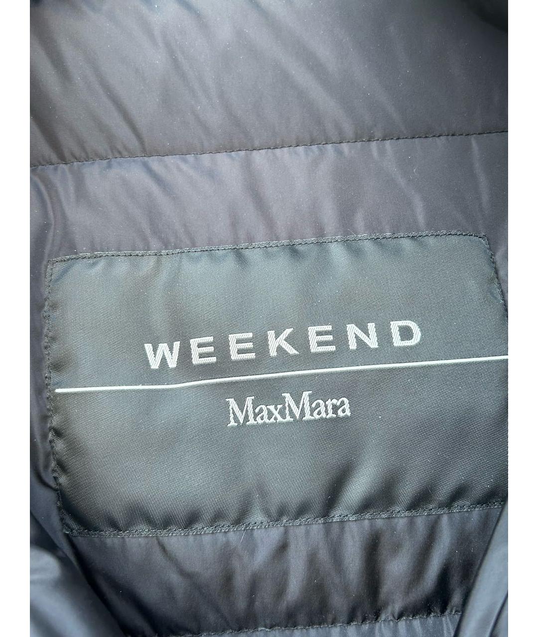 WEEKEND MAX MARA Черный пуховик, фото 2