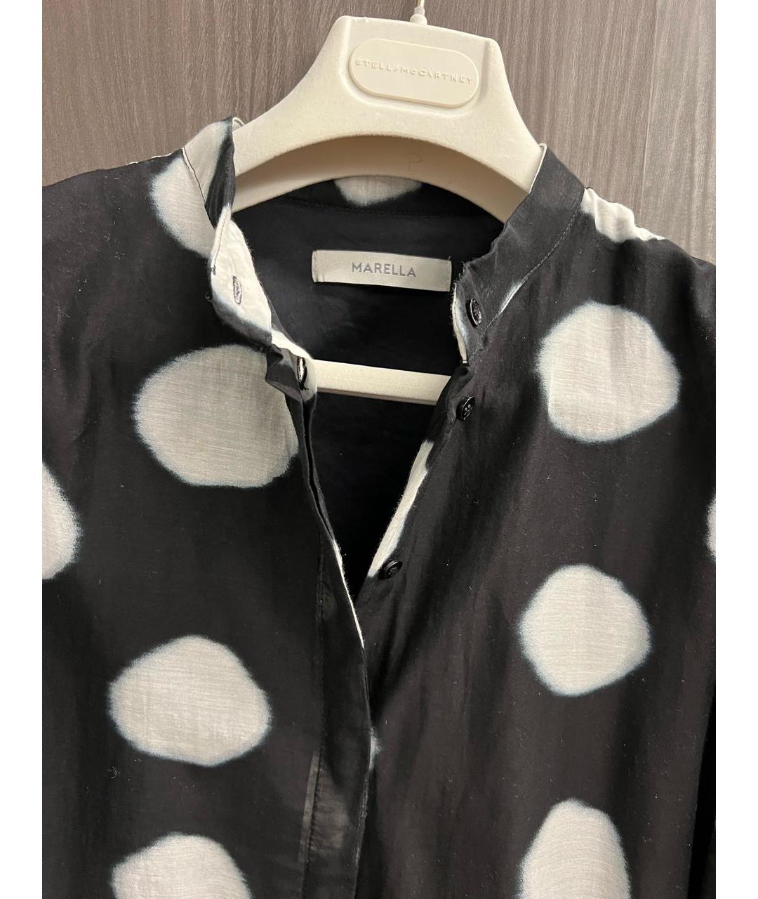 MARCELLA Черное вискозное коктейльное платье, фото 3