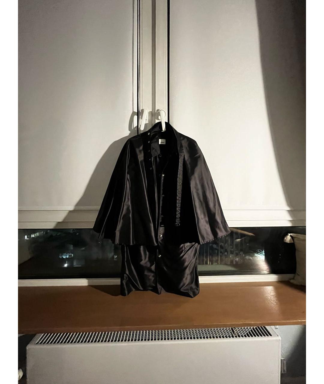 BURBERRY Черный полиамидовый тренч/плащ, фото 5