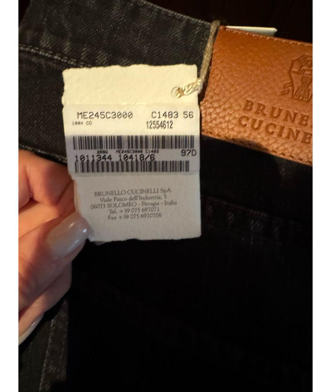 BRUNELLO CUCINELLI Хлопковые джинсы, фото 7