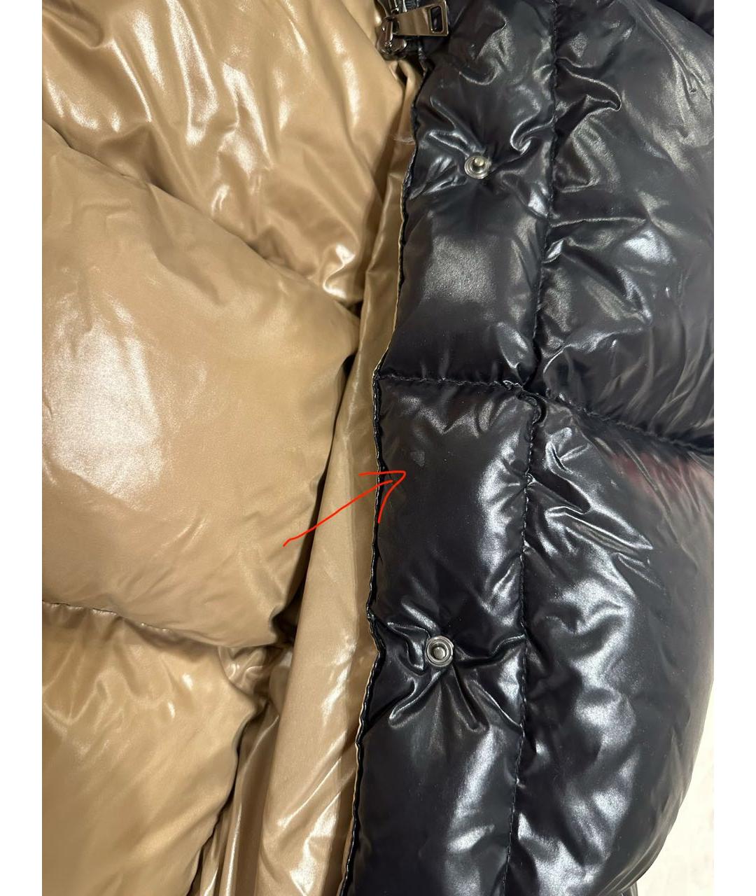 MONCLER Черный пуховик, фото 8