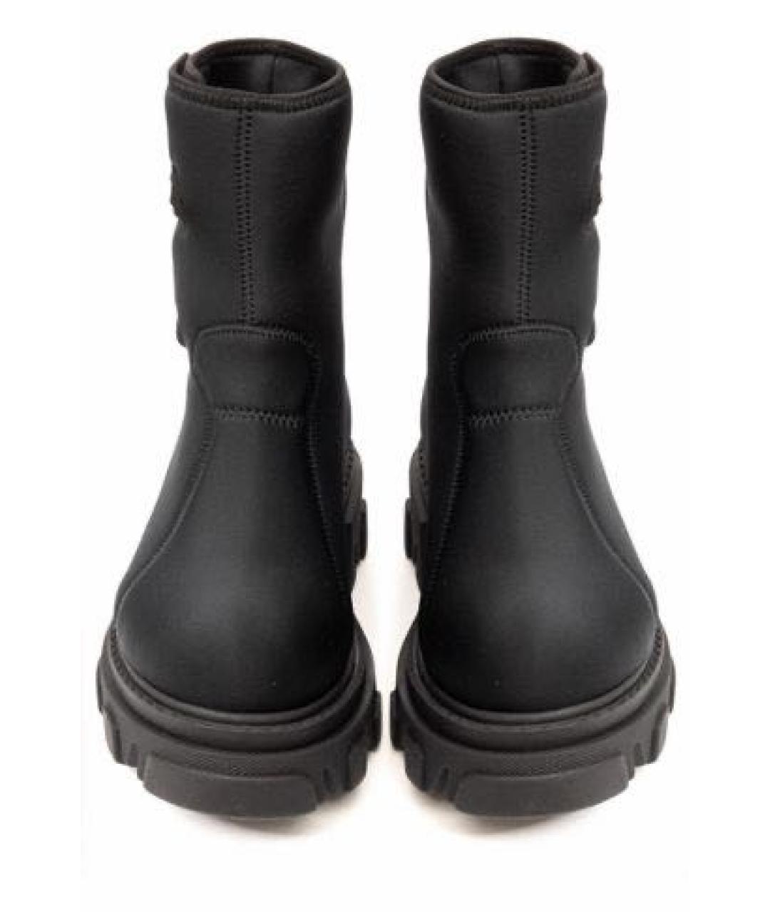 GIABORGHINI Черные текстильные полусапоги, фото 2