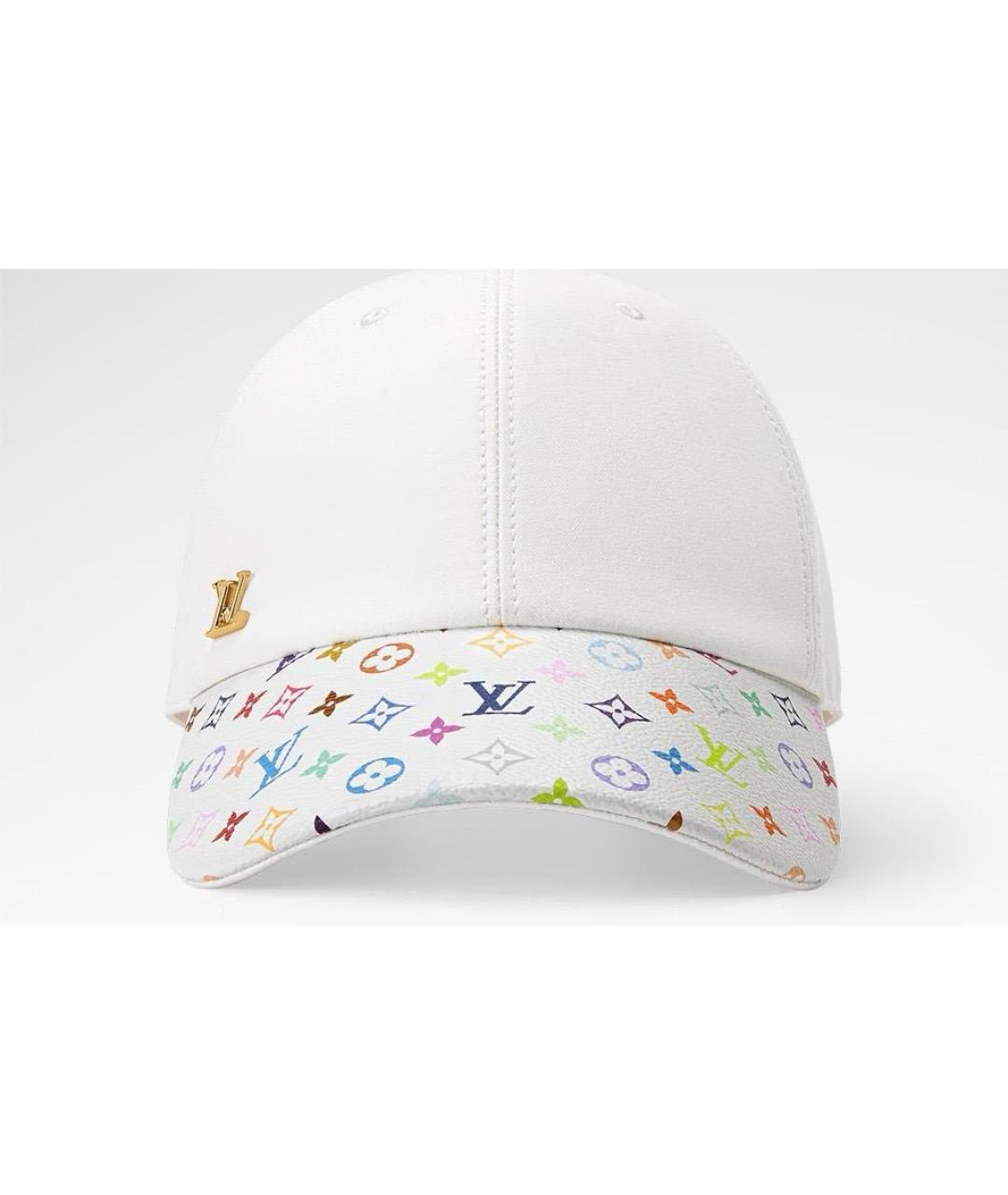 LOUIS VUITTON Белая хлопковая кепка, фото 2