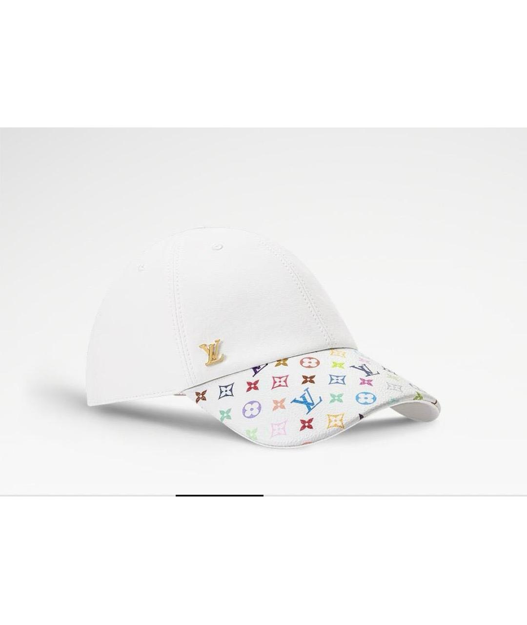 LOUIS VUITTON Белая хлопковая кепка, фото 8