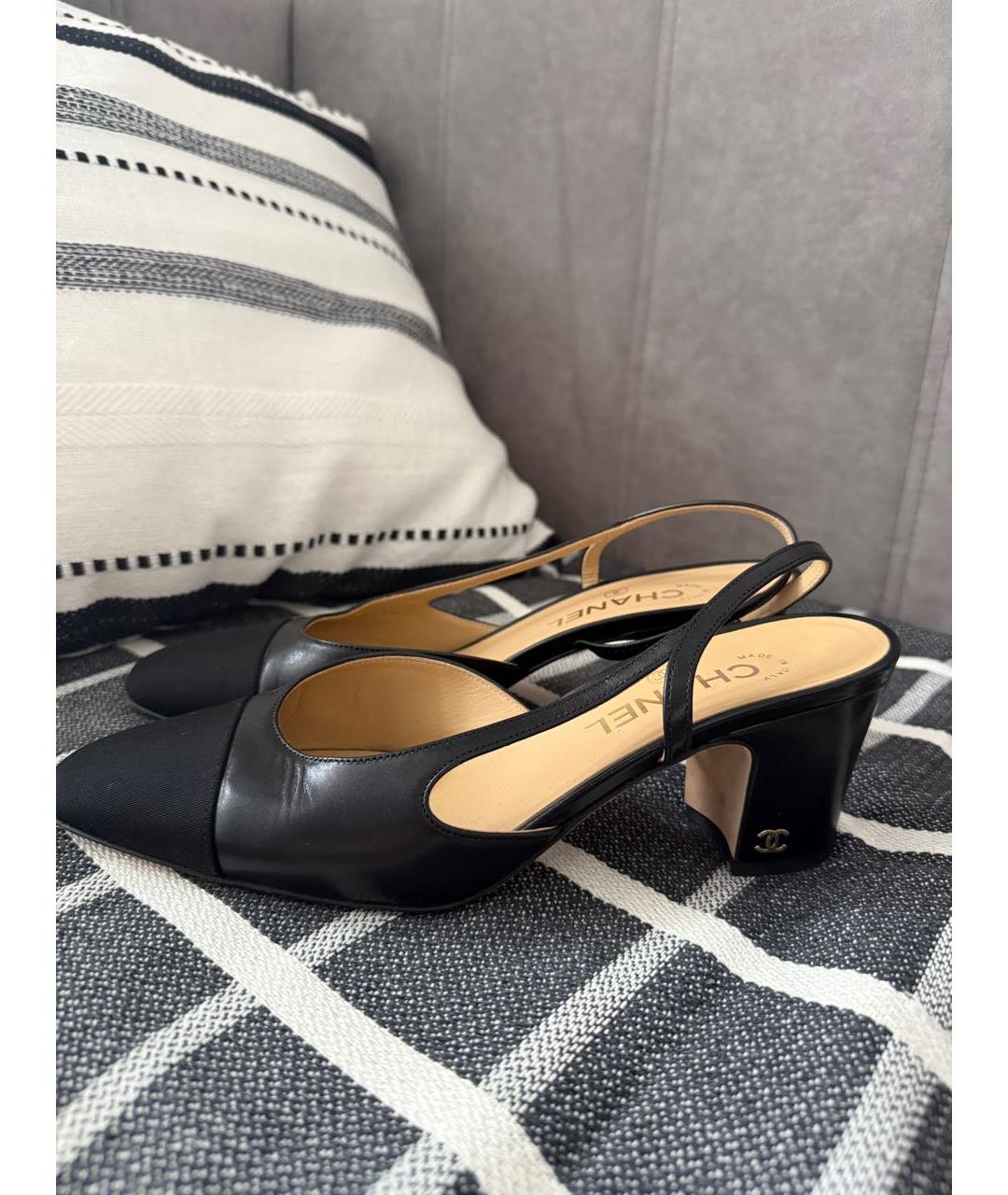 CHANEL Белые кожаные балетки, фото 8