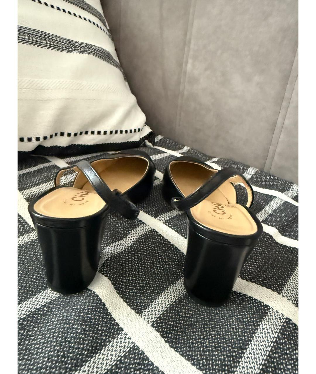 CHANEL Белые кожаные балетки, фото 6