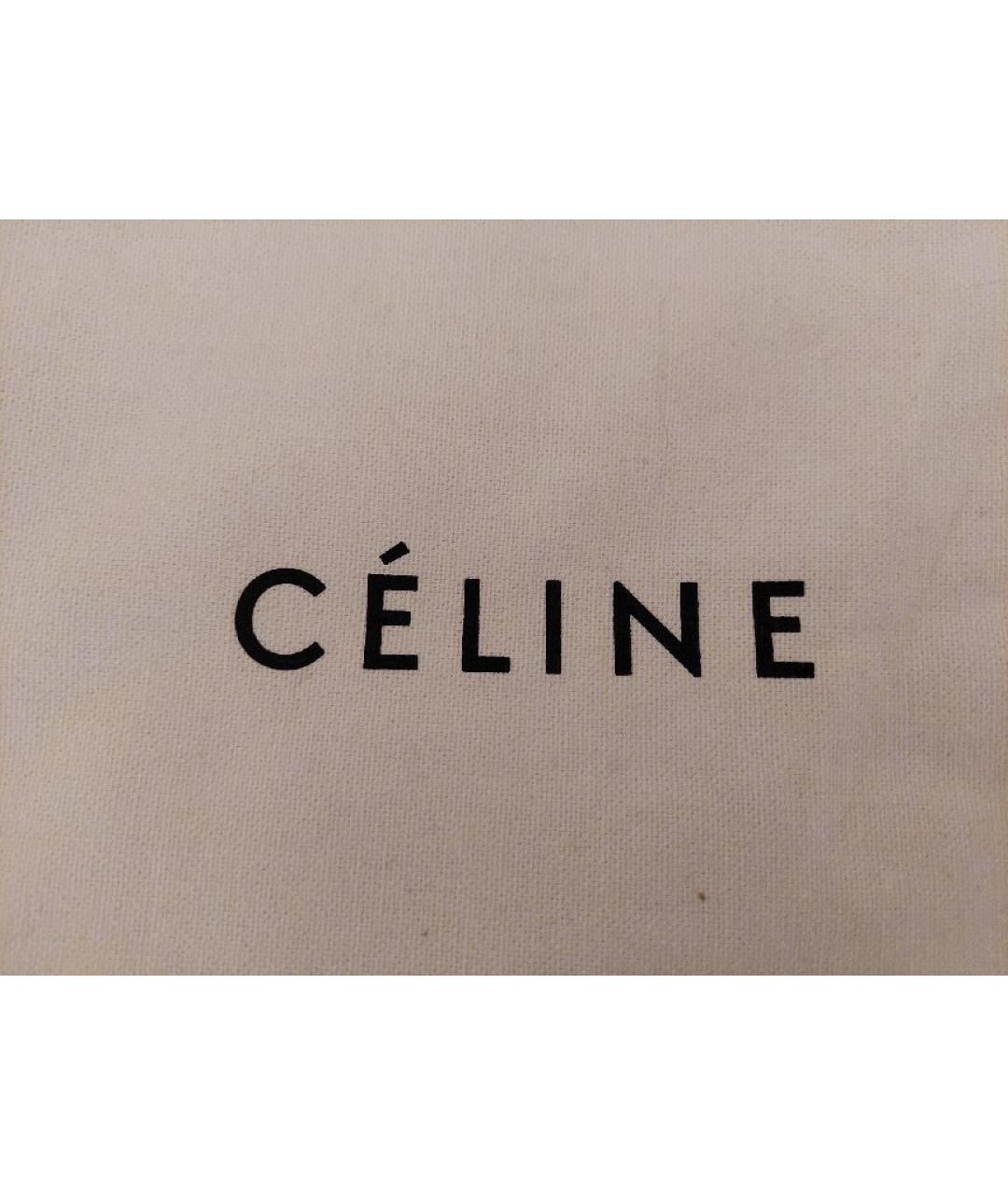 CELINE Бежевая кожаная сумка тоут, фото 8