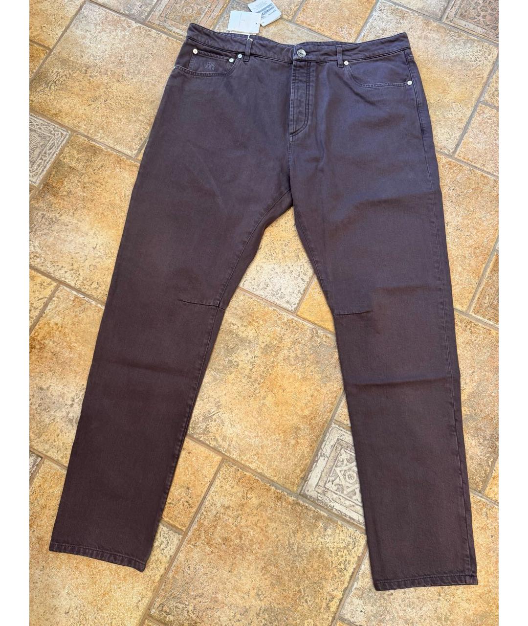 BRUNELLO CUCINELLI Хлопковые джинсы, фото 9