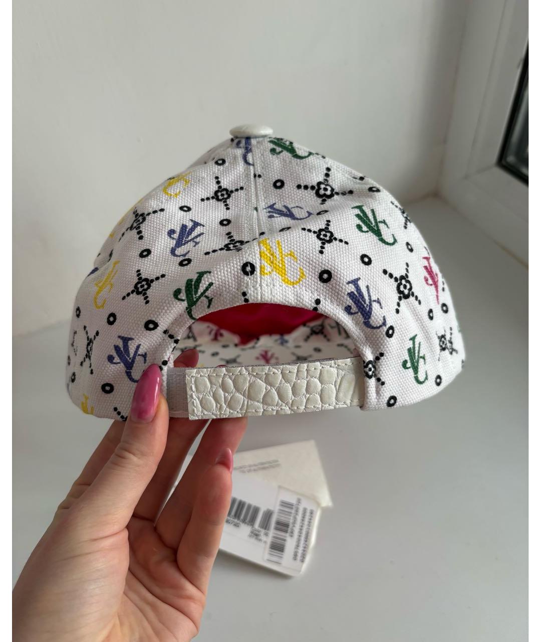 VERSACE JEANS COUTURE Белая хлопковая кепка, фото 3