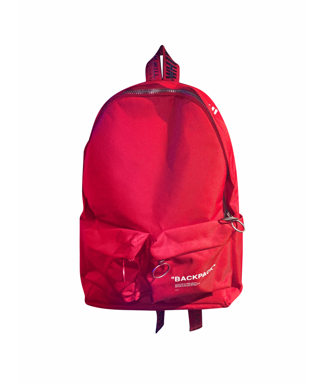 OFF-WHITE Красный тканевый рюкзак, фото 1