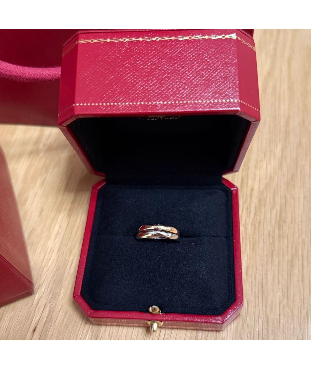 CARTIER Желтое кольцо из белого золота, фото 3