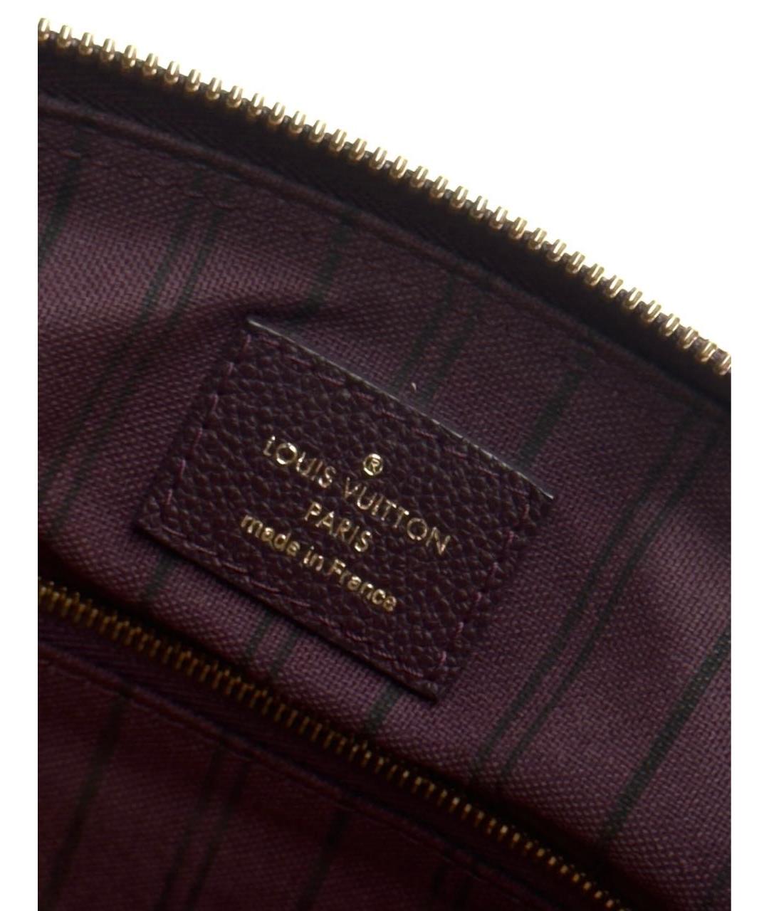 LOUIS VUITTON Фиолетовая кожаная сумка с короткими ручками, фото 7