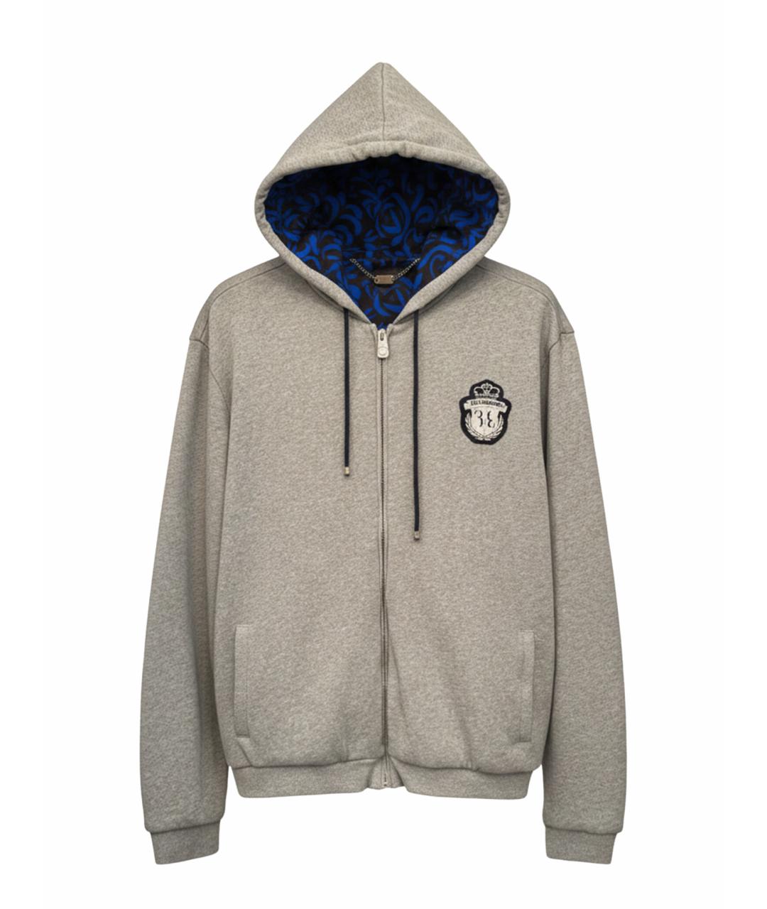 BILLIONAIRE Серый хлопковый спортивный костюм, фото 1