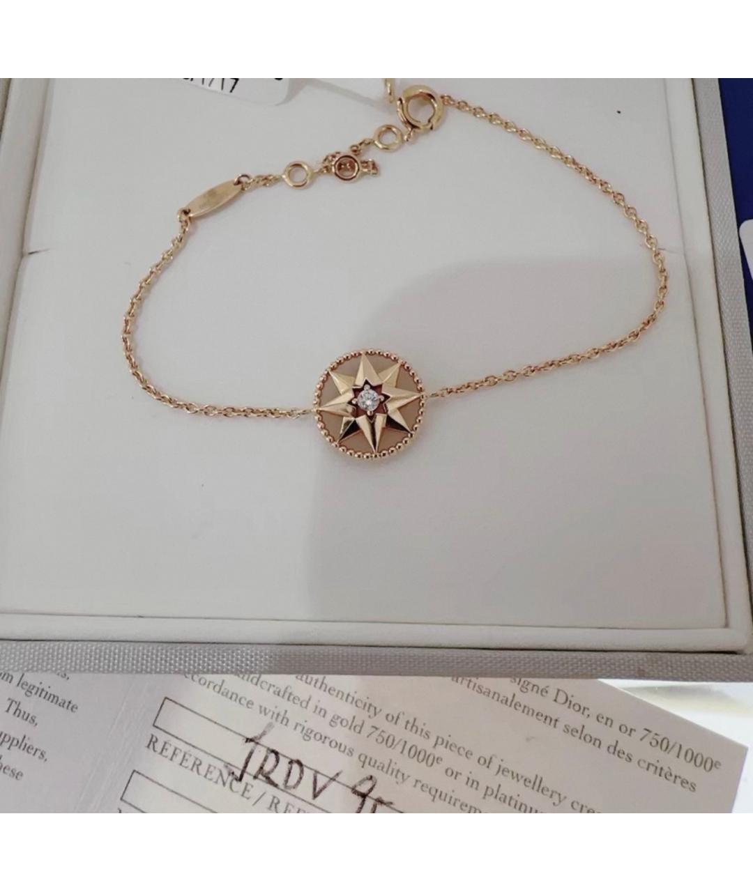 CHRISTIAN DIOR Золотой браслет из розового золота, фото 2