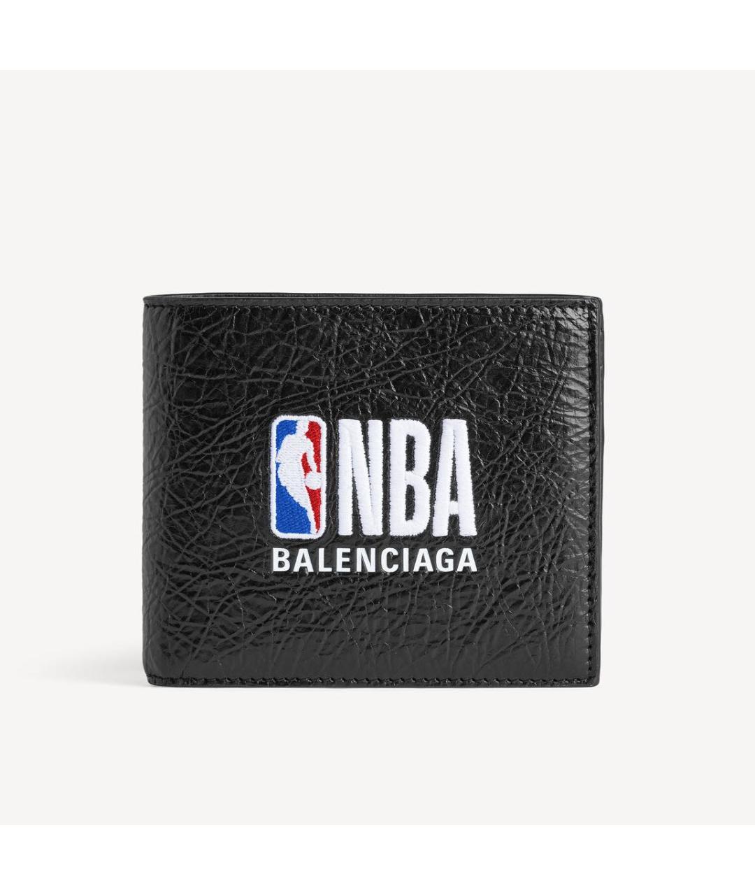 BALENCIAGA Черный кошелек из лакированной кожи, фото 5