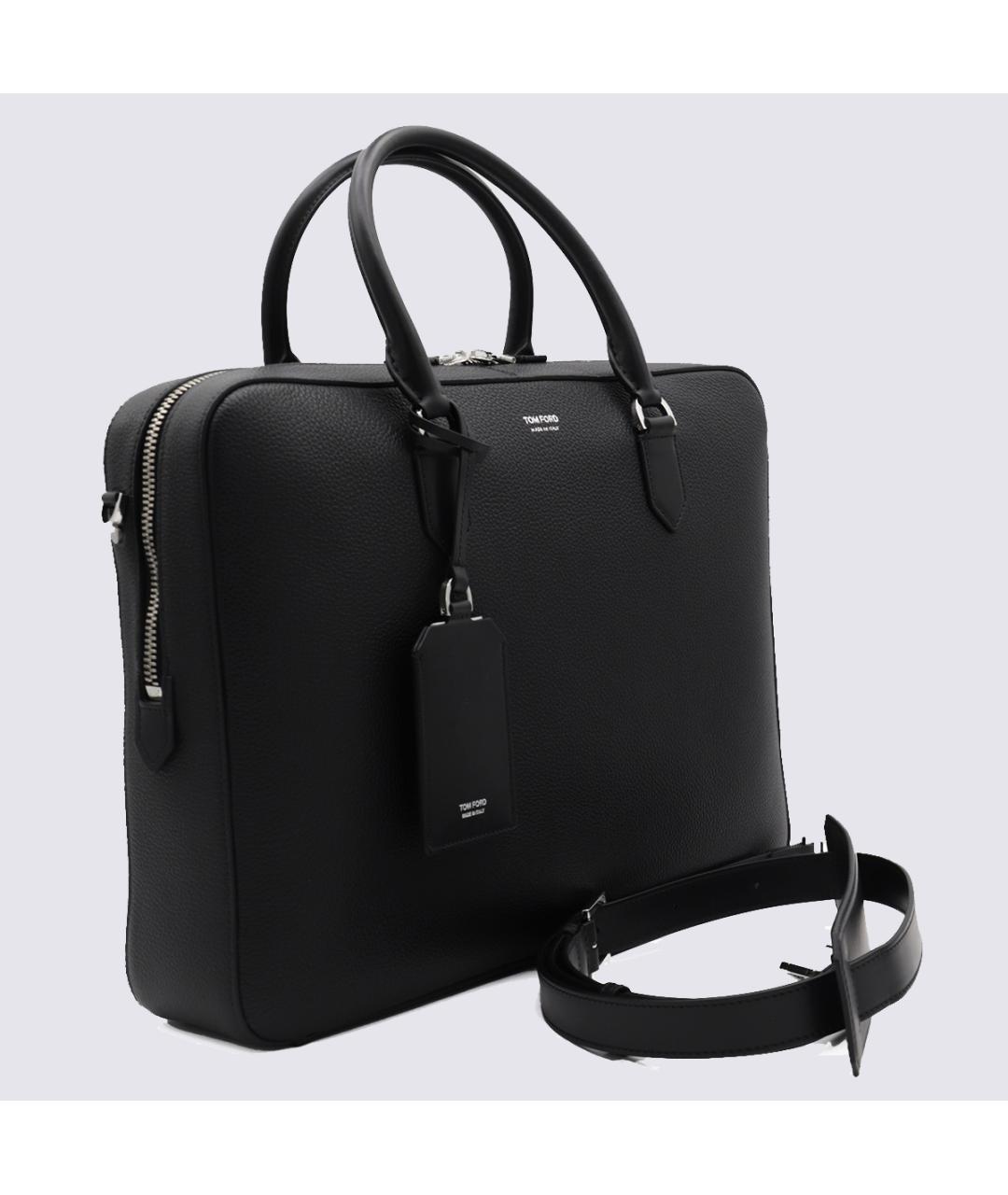 TOM FORD Черная сумка тоут, фото 3