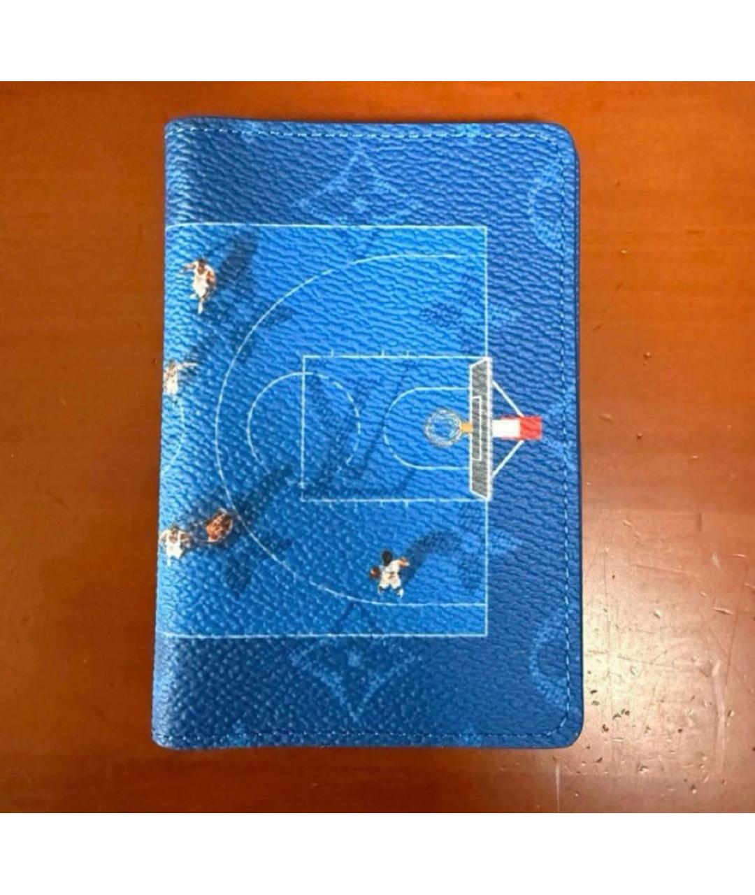 LOUIS VUITTON Синий кошелек, фото 3