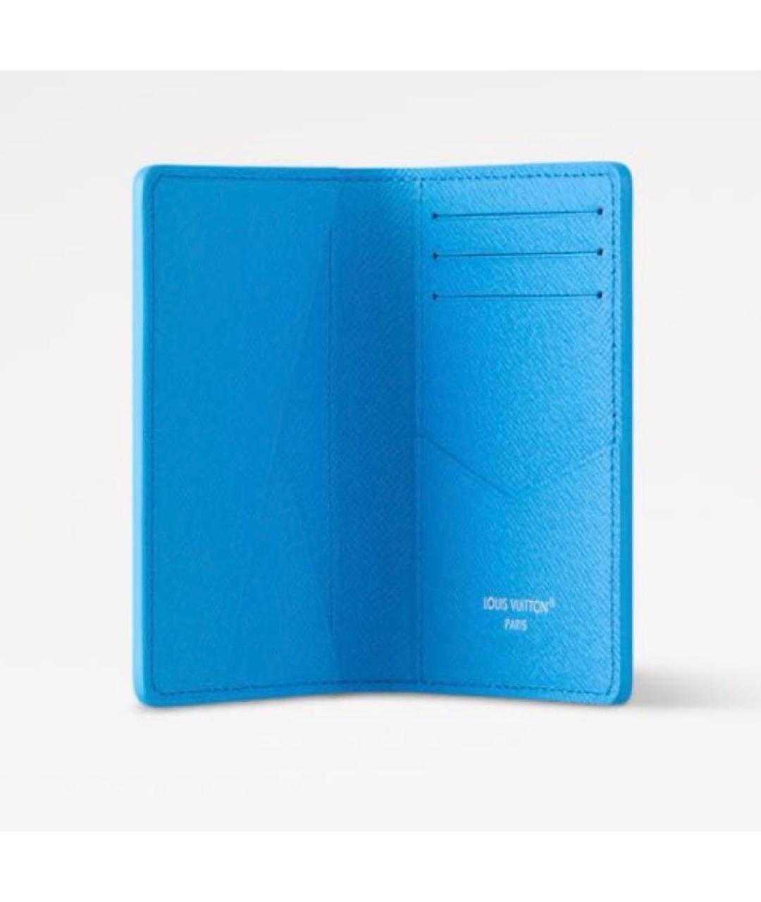 LOUIS VUITTON Голубой кошелек, фото 2