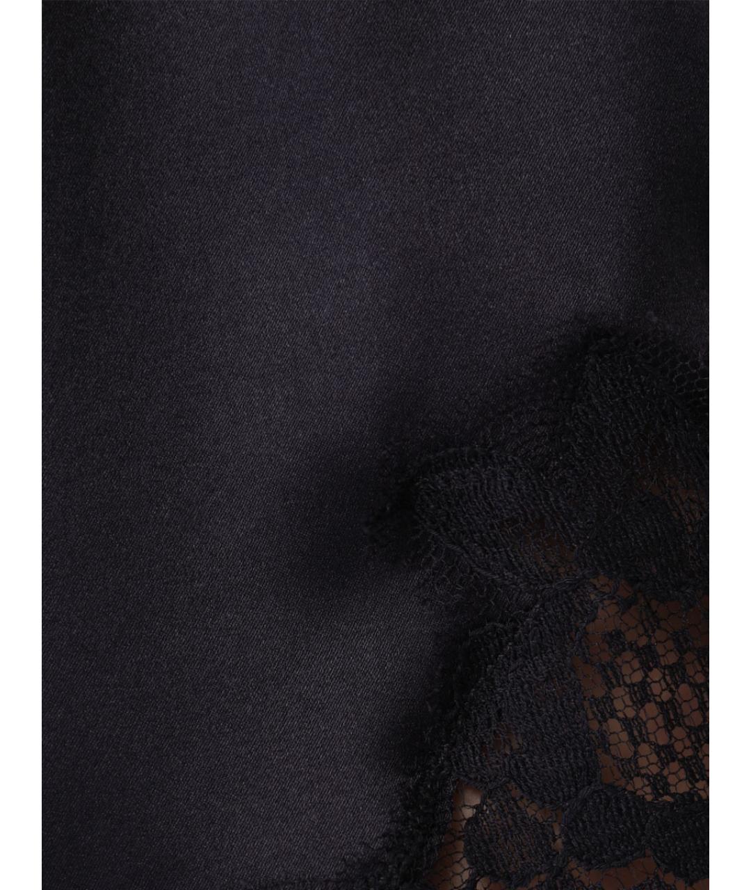 DOLCE&GABBANA Черные шелковые шорты, фото 6