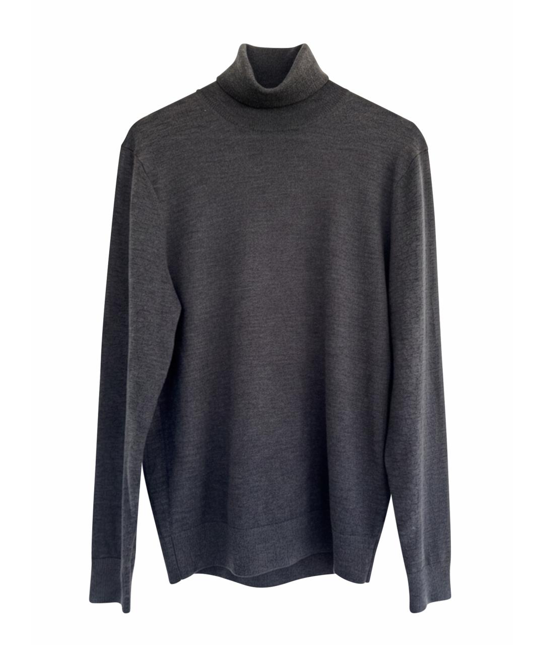 MICHAEL KORS Антрацитовая шерстяная водолазка, фото 1