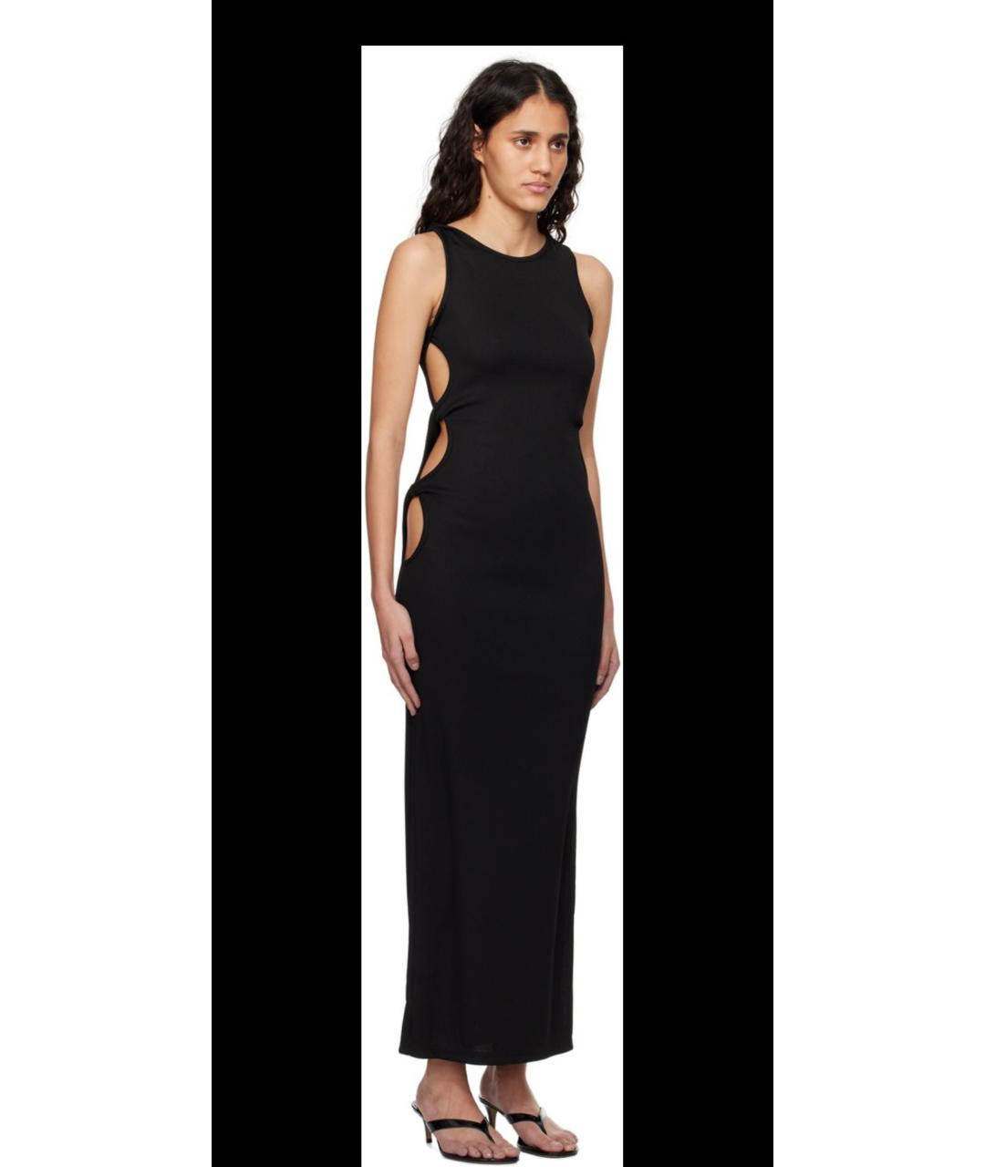 CHRISTOPHER ESBER Черное полиэстеровое вечернее платье, фото 2