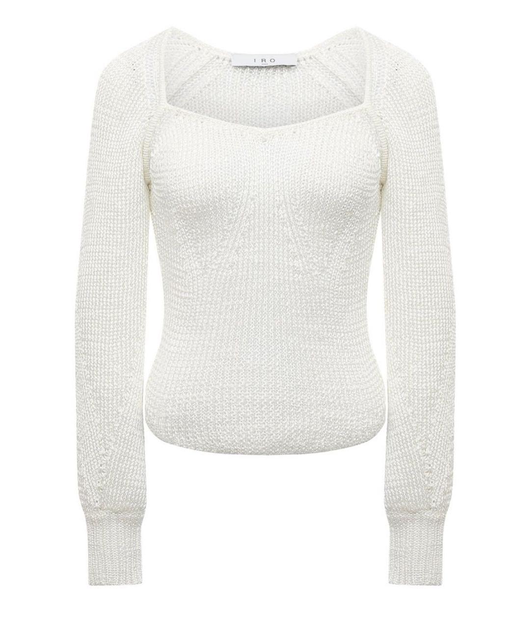 IRO Белый полиэстеровый джемпер / свитер, фото 1