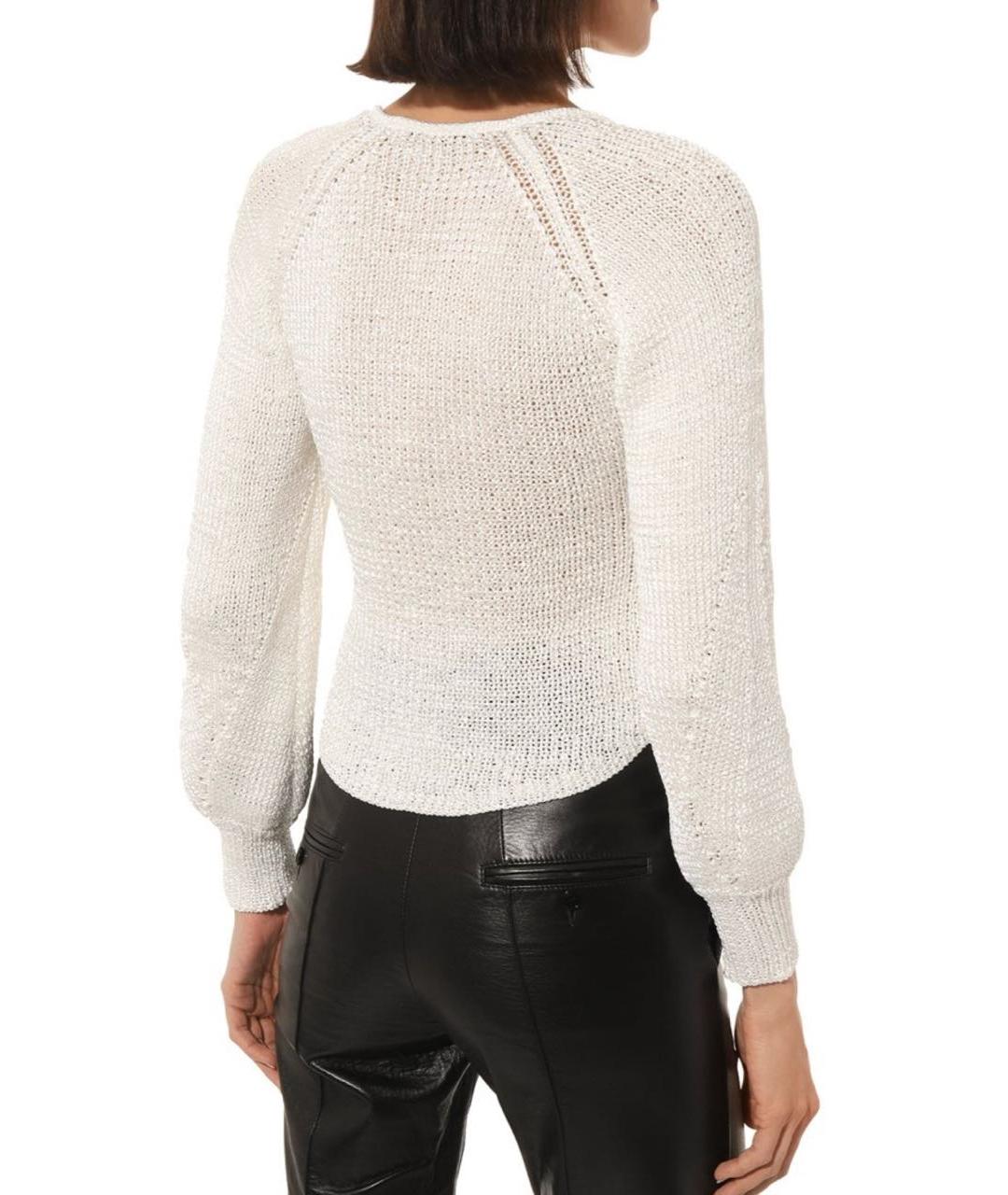 IRO Белый полиэстеровый джемпер / свитер, фото 7