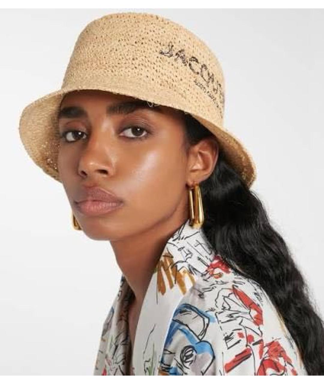 JACQUEMUS Бежевая панама, фото 3