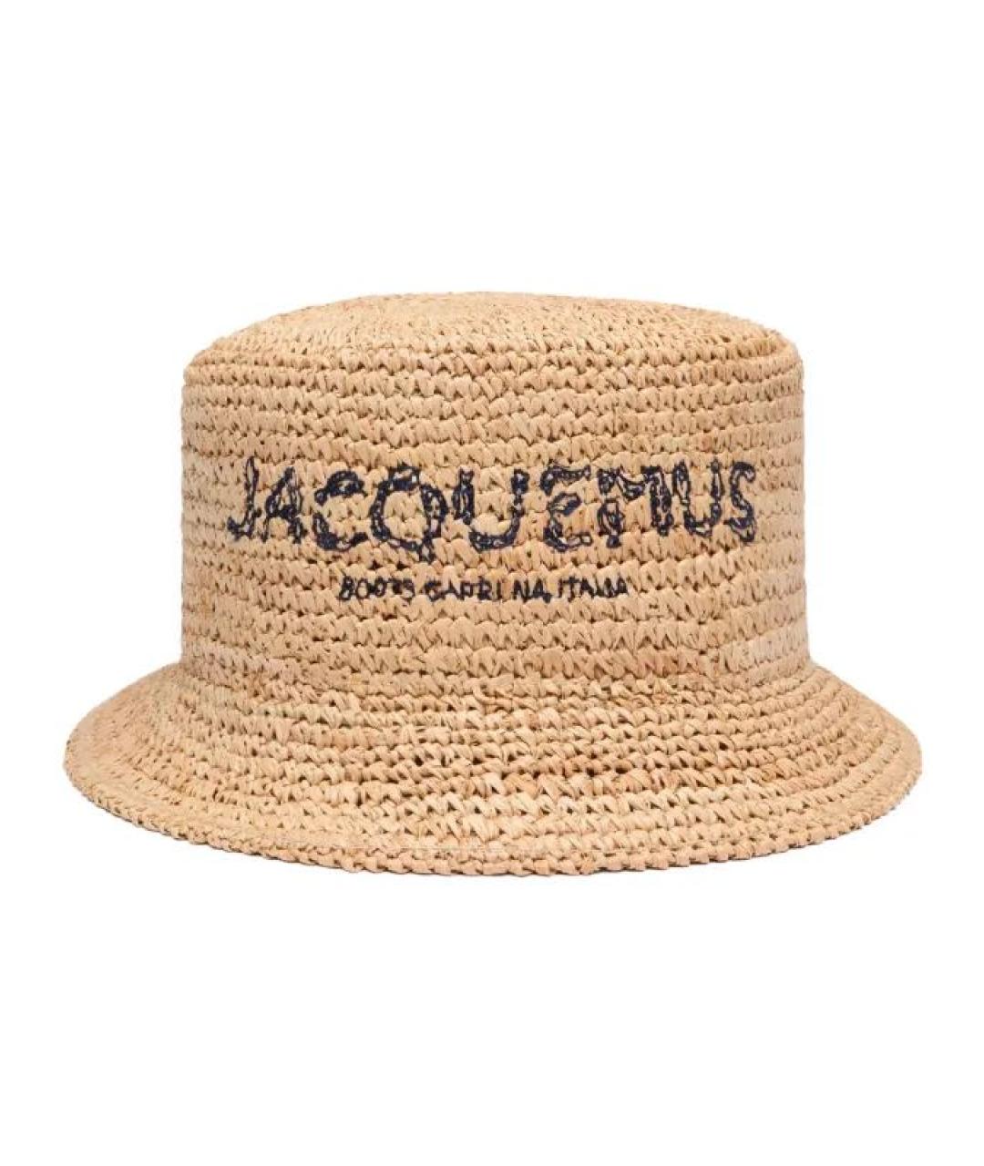 JACQUEMUS Бежевая панама, фото 4