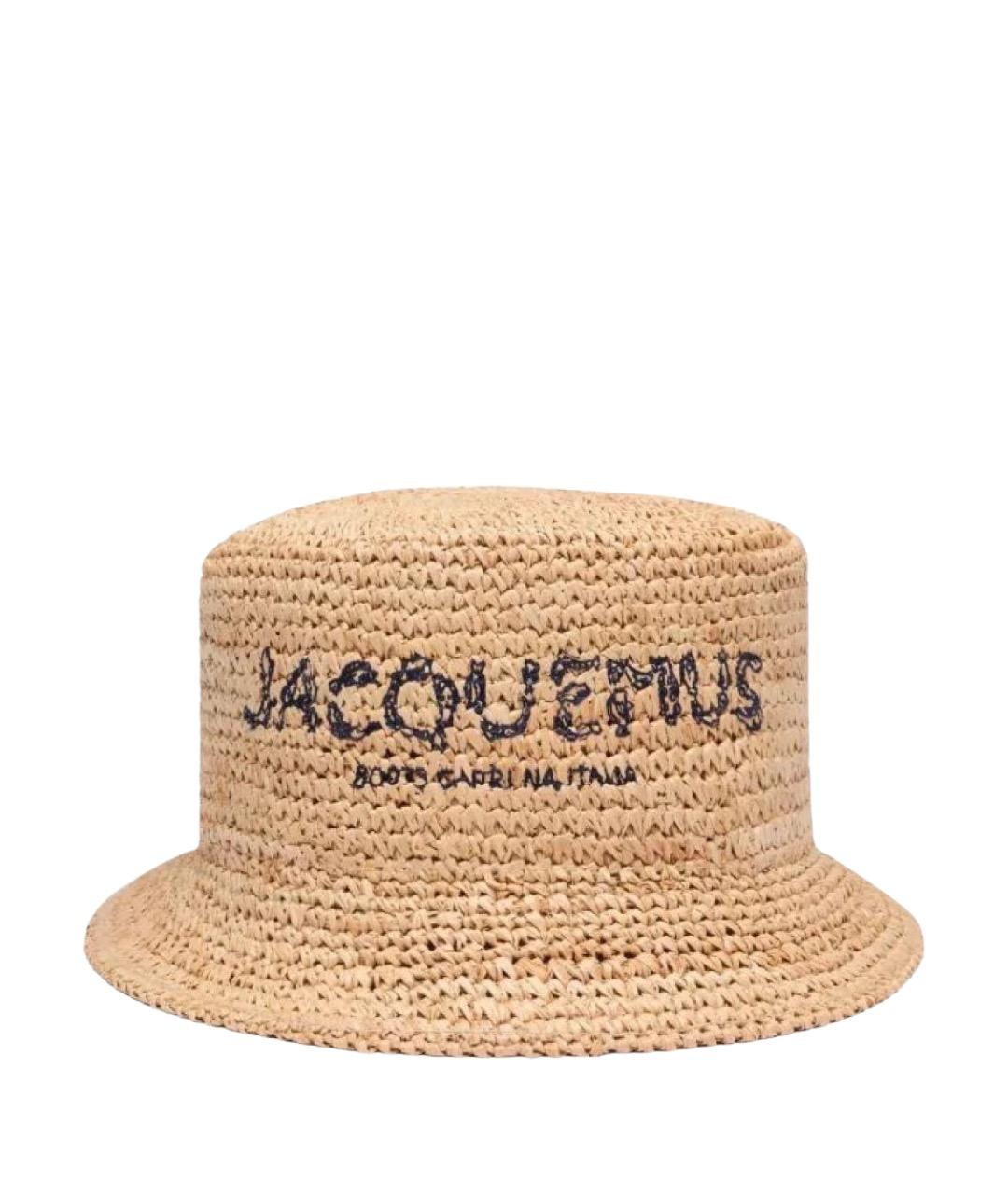 JACQUEMUS Бежевая панама, фото 1