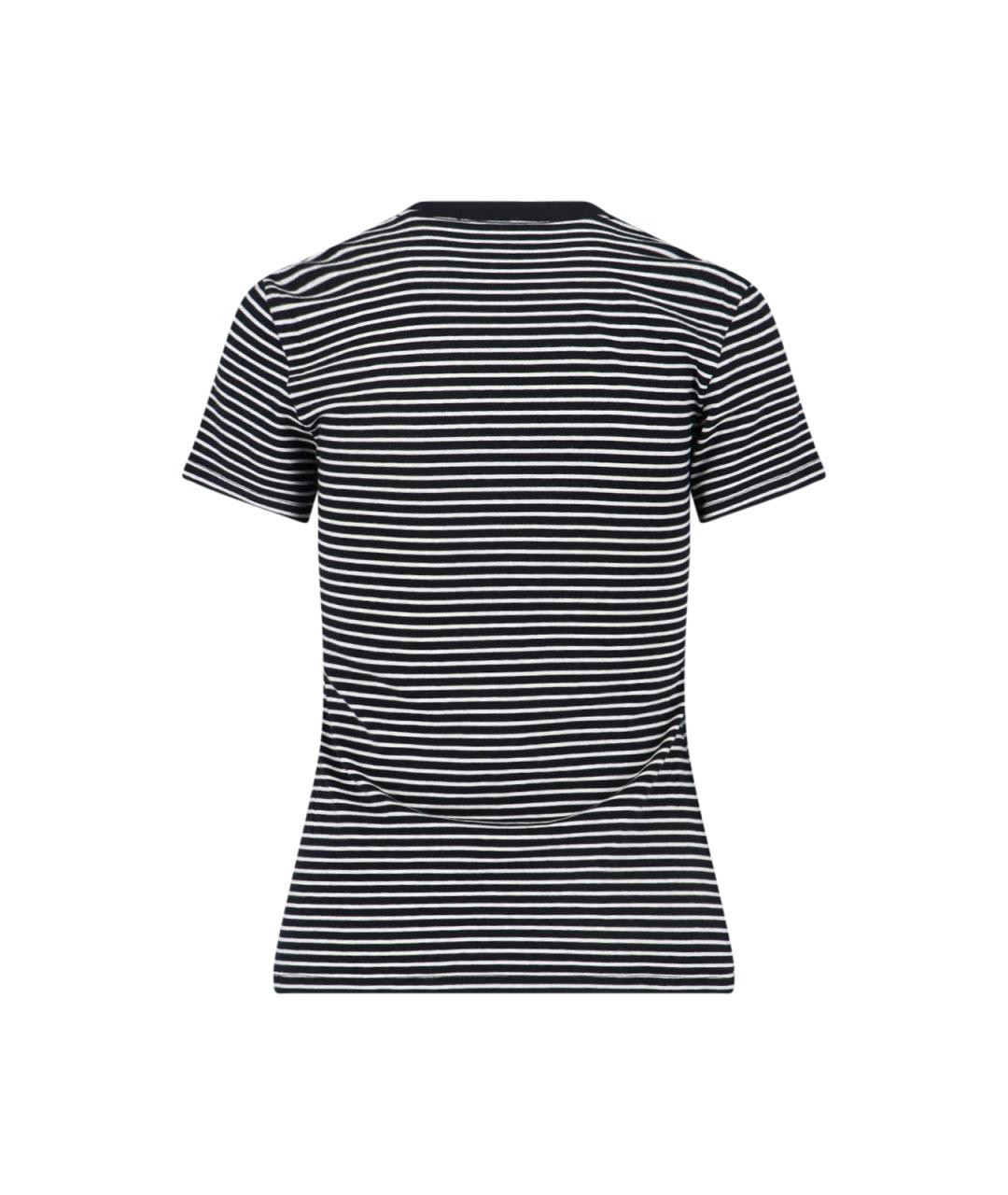 NILI LOTAN Черная хлопковая футболка, фото 2