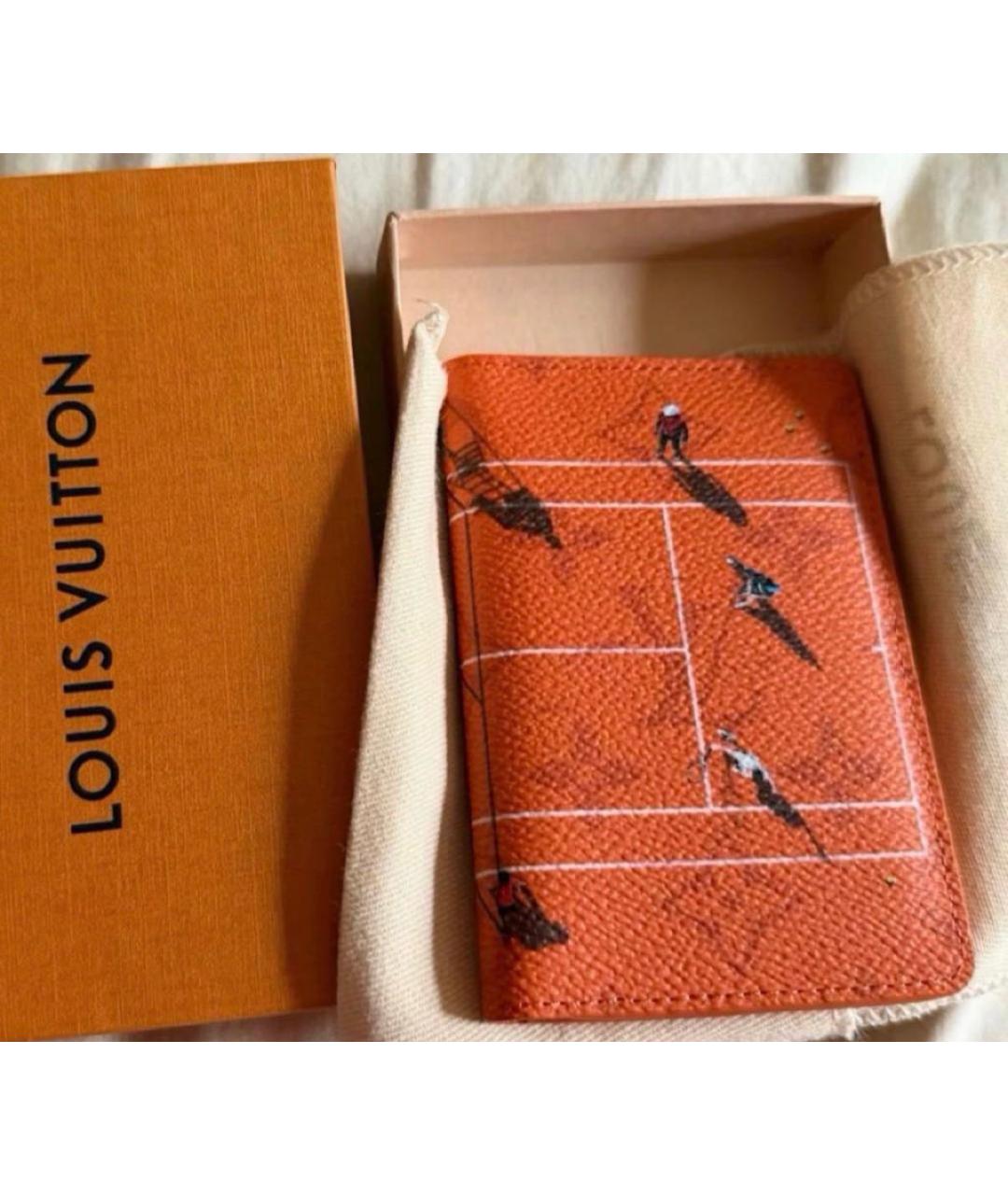 LOUIS VUITTON Оранжевый кардхолдер, фото 3