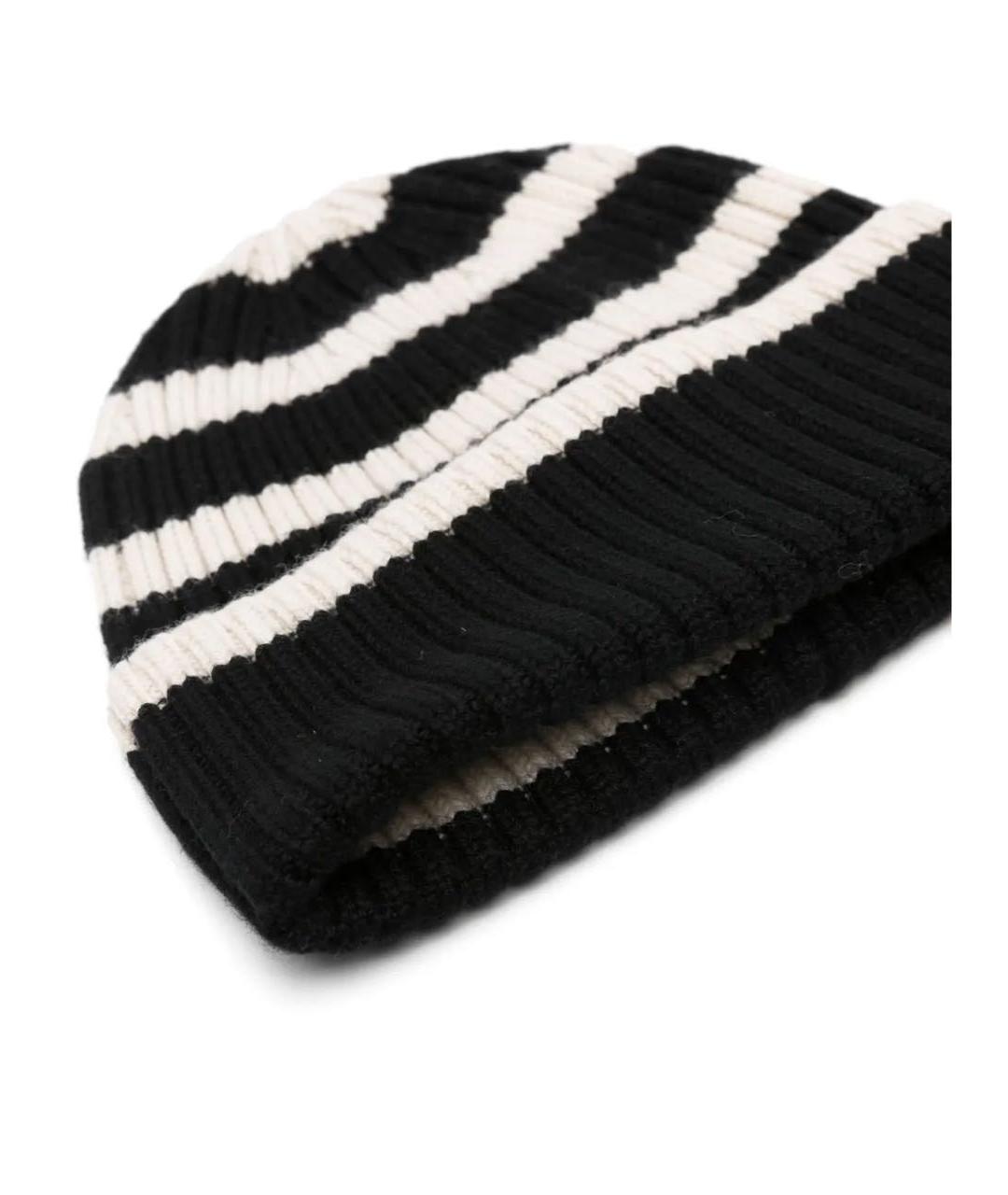 TOTEME Черная шерстяная шапка, фото 2