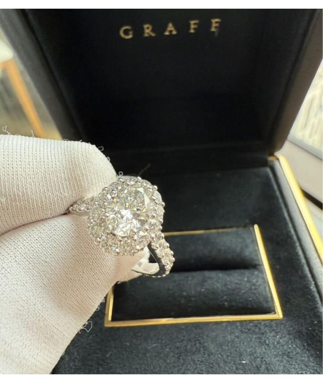 GRAFF Серебряное кольцо из белого золота, фото 2