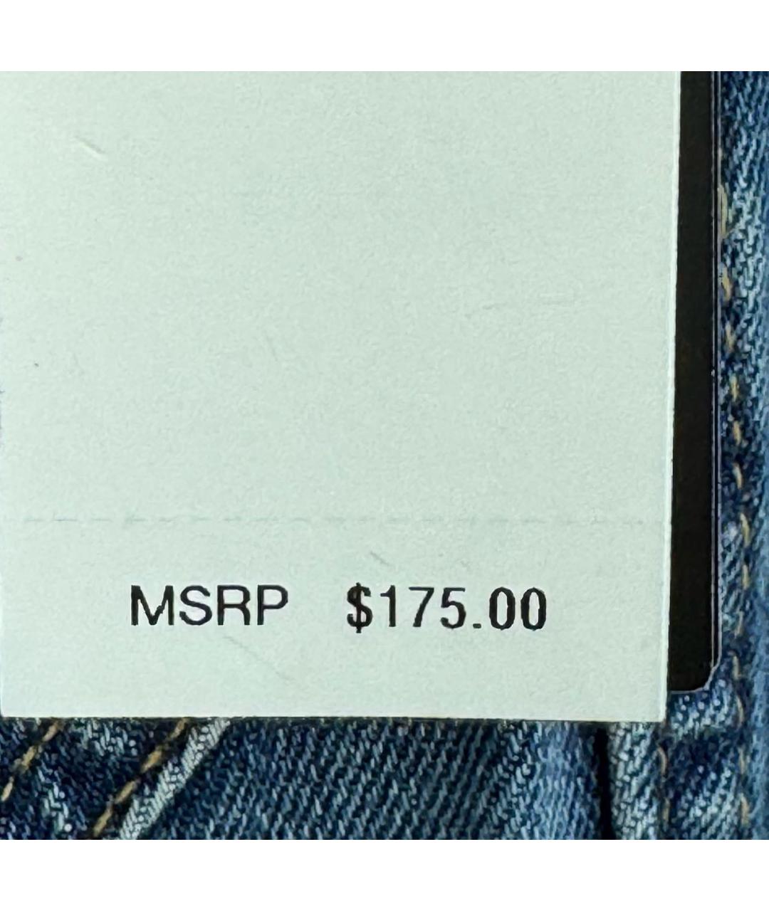 RALPH LAUREN Синие хлопко-эластановые джинсы клеш, фото 3