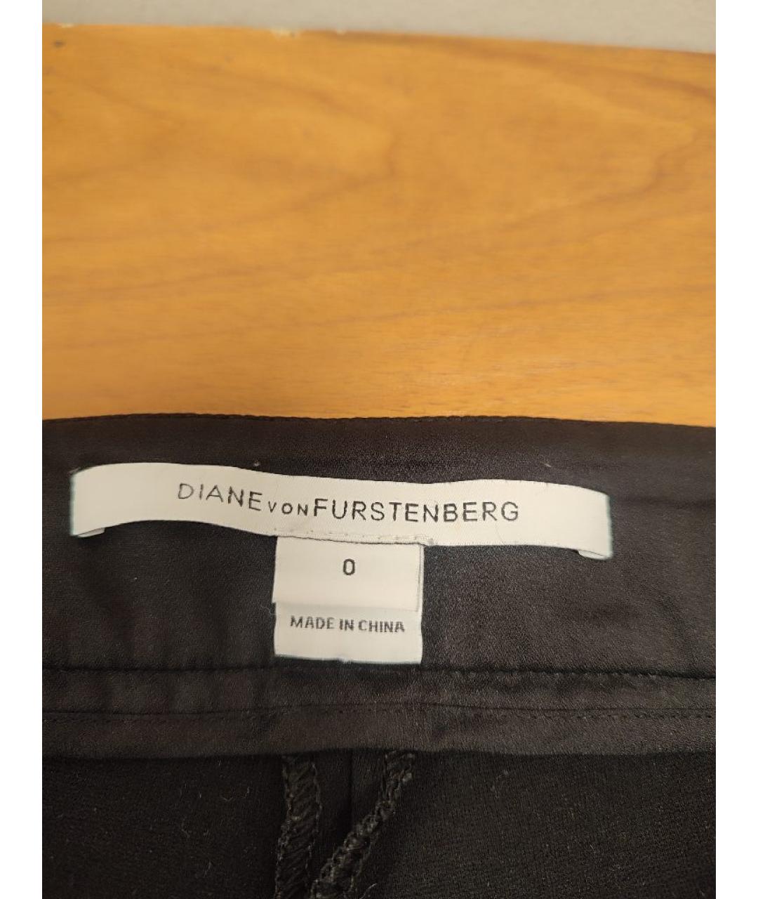 DIANE VON FURSTENBERG Черные леггинсы и велосипедки, фото 3