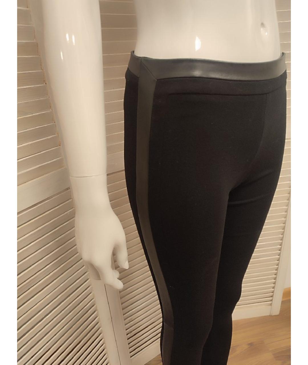 DIANE VON FURSTENBERG Черные леггинсы и велосипедки, фото 5