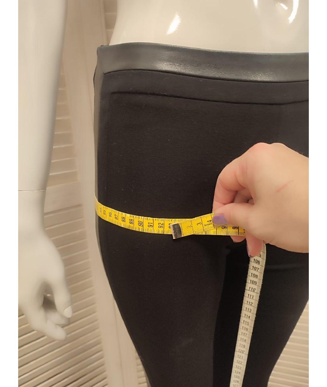 DIANE VON FURSTENBERG Черные леггинсы и велосипедки, фото 7